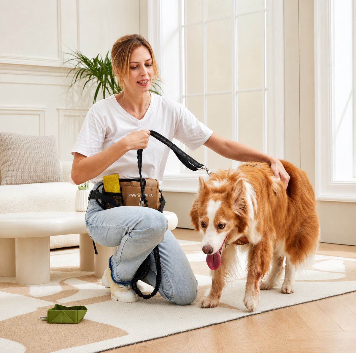 Sac de promenade tout-en-un pour chien